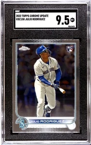 2022 Topps Chrome Update #USC150 Julio Rodriguez RC Rookie SGC 9.5 - Picture 1 of 2