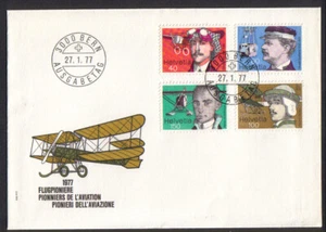 Busta SVIZZERA - 1977 - LBF/3308 - PIONIERI DELL'AVIAZIONE - Imagen 1 de 1