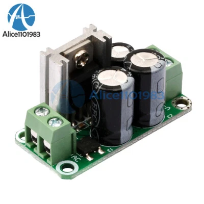 Single Regulated Power Supply Module DC 5/9/12/15/24V rectifier filter board 1A - Image 1 of 4
