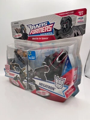 Transformers Animated - Battle in Space Deluxe Prowl and Megatron - MISB, New! - Image 1 of 2