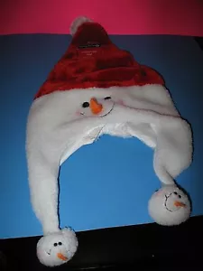 CAPPELLO BUON NATALE PUPAZZO DI NEVE - NUOVO! - Foto 1 di 4
