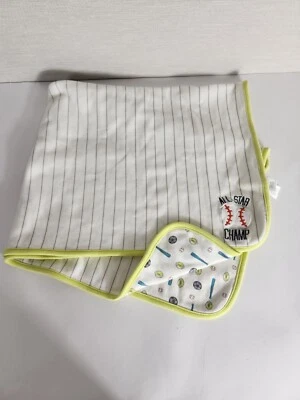 Carters Just One You All Star Champ Deportes Bebé Algodón Recepción Manta Envoltura Foto 1 de 4