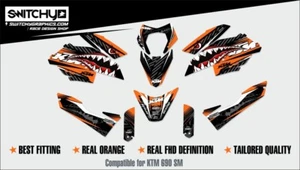 AUFKLEBER KTM 690 SM SUPERMOTO kompatibel "SPITFIRE" DECAL DEKOR - Bild 1 von 2
