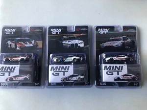 MINI GT Lamborghini, BMW, Nissan GT 3-pack Mixed Lot of 3, New - Picture 1 of 4