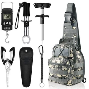 7 Pcs Fishing Tool Kit Fishing Pliers Kit Fishing Gear Fish Hook Remover Fish... - Picture 1 of 6