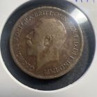 1915 Great Britain Half Penny Coin Z619