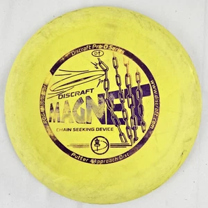 Discraft Magnet 4 Chain Vintage Pro-D Disc Golf Putter Yellow 170 grams PFN - Picture 1 of 6