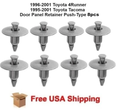 For 1995-2001 Toyota Tacoma Door Panel Retainer Push-Type 8pc FREE SHIP - Изображение 1 из 3