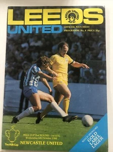 Leeds United V Newcastle United 6/10/82 1982 Match Programme - Picture 1 of 2