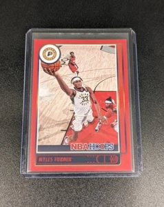 Myles Turner #/75 SP 2021-22 Panini NBA Hoops RED PARALLEL Miles Wolves - Bild 1 von 3