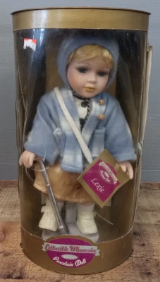 Collectible Memories Genuine Porcelain Doll - Lexie on Scooter (DISTRESSED BOX) - Image 1 of 4