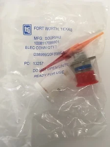 D38999/20FB98PA 6 Position Circular Connector Receptacle, Male Pins Crimp Gold - Picture 1 of 3