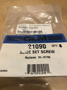 GLM Marine Slide Set Screw Replaces: 10-31700; P/N 21090. - Picture 1 of 2