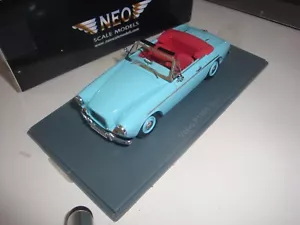 NEO SCALE MODELS - 044385 - VOLVO P1900 Sport cabriolet bleu 1956 - Foto 1 di 1