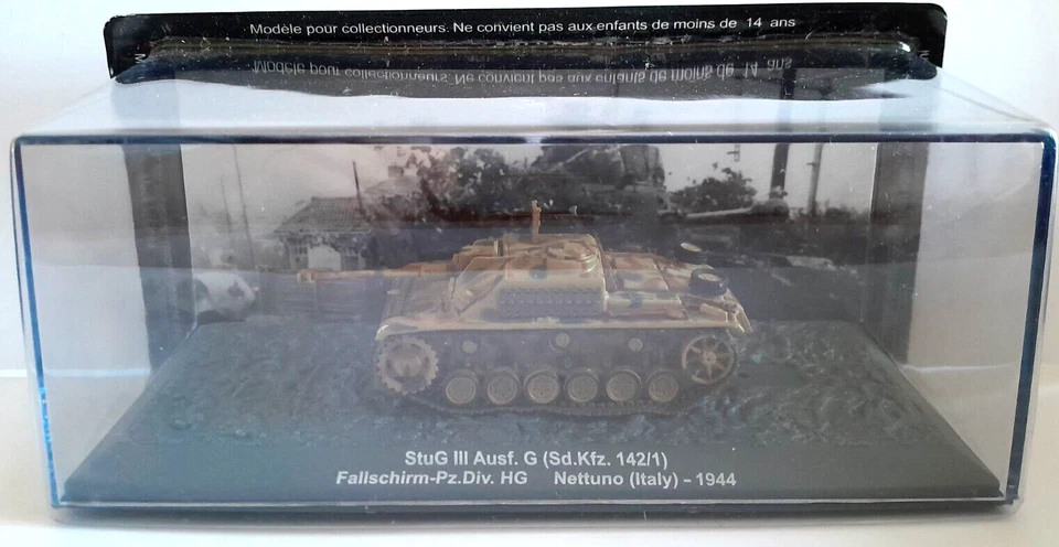 z3) Die Cast Tank - StuG II Ausf.G - Nettuno (Italy) 1944 - scala 1/72 - Immagine 1 di 1