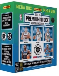 2023-24 Panini Hoops Premium Stock Basketball Factory Sealed Mega Box - Picture 1 of 1
