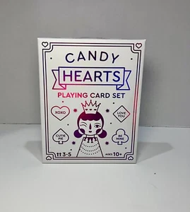 CANDY HEARTS & QUEEN OF SPADES PLAYING CARD GAME SET 3-5 PLAYER AGES 10+ NIB NEW - Picture 1 of 2