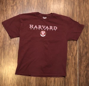 Champion Harvard University Crimson T Shirt Adult Large NCAA Ivy League - Picture 1 of 8