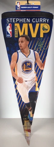 NBA PQP "Stephen Curry 2014-15 MVP" Roll It & Go! Pennant Cover
