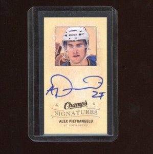 2009-10 Upper Deck Champ's Signatures Autograph #CSAP Alex Pietrangelo   *S7103