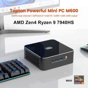 Morefine M600 Mini PC Gamer AMD Rzyen 9 7940HS 7 7840HS 7735HS 2xDDR5 2xPCIe4.0 - Picture 1 of 19