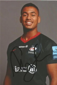 SARACENS & SCOTLAND RUGBY UNION: ANDY CHRISTIE SIGNED 6x4 PORTRAIT PHOTO+COA - Picture 1 of 1