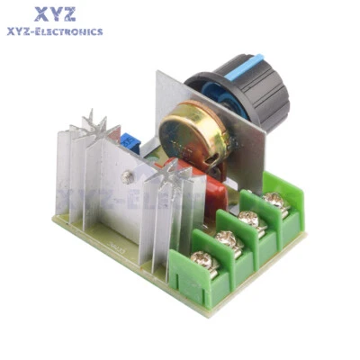 220V 2000W Speed Controller SCR Voltage Regulator Dimming Dimmers Thermostat - Image 1 of 4