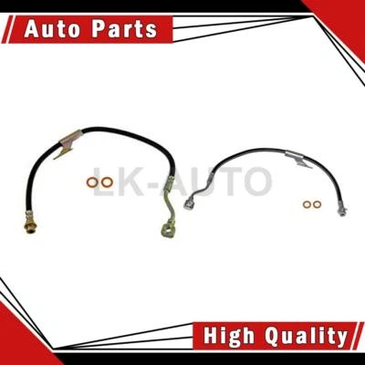 2 Front Brake Line Brake Hydraulic Hose Fits Chevrolet C1500 4.1L 6.2L 7.4L 5.7L - Image 1 of 4