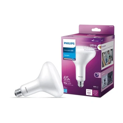 LED BR40 5000K Ultra Definition Dimmable Light Bulb EyeComfort 15 000 Hours - Image 1 of 4