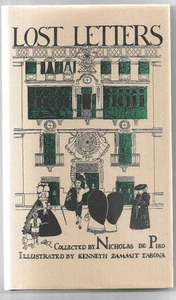 Lost Letters Collected by Nicholas De Piro HC/DJ Signed Illustrated 1986 - Foto 1 di 1