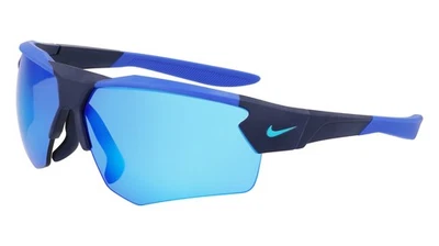 Óculos de sol Nike Cloak-Duo EV24036 410 masculino fosco obsidiana/azul espelho 71mm - Imagem 1 de 4