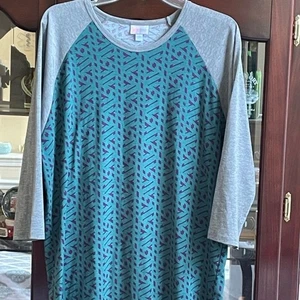 Top estilo béisbol LulaRoe para dama talla XXL - Imagen 1 de 3