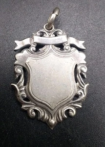 1928 Vintage Silver Watch Fob Medal W.C.I.L.G Surname Dorothy Pilbeam 8.6g - Picture 1 of 3