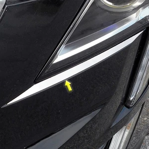 Polished Head Light Accent Trim 2pcs (fits: 2017-2023 Cadillac XT5) - Picture 1 of 4