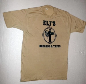 Vintage Eli's Records T Shirt From The 70s Men's Small - Picture 1 of 1