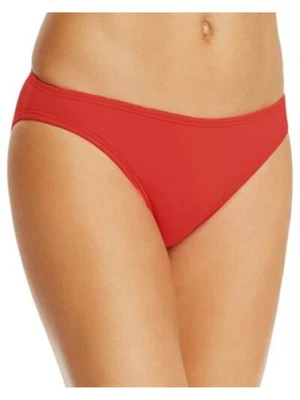 DKNY Women's Red Stretch Lined Bikini UV Protection Hipster Swimsuit Bottom M - Image 1 of 3