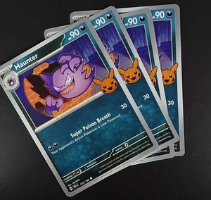 4x Pokémon TCG Halloween Trick Or Trade 2024 HAUNTER #103/162 Playset Regular - Picture 1 of 2