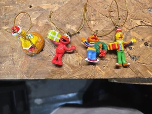 2004 Sesame Street Christmas Ornaments Big Bird, Bert & Ernie, Elmo EUC - Picture 1 of 22