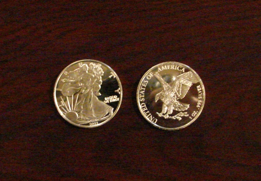 Ronda Walking Liberty de plata fina .999 Troy de 1 oz Foto 1 de 1