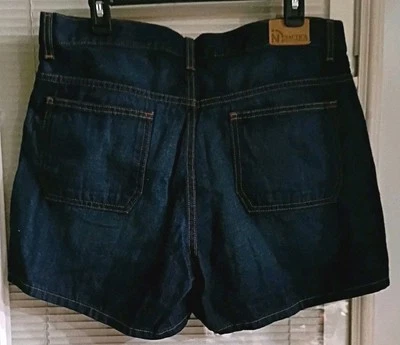 Pantalones cortos de mezclilla para mujer Nautica talla 12 lavado oscuro Foto 1 de 3