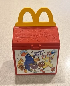 Caja Happy Meal Fisher Price McDonald's 1989 de colección Just Box - Imagen 1 de 8