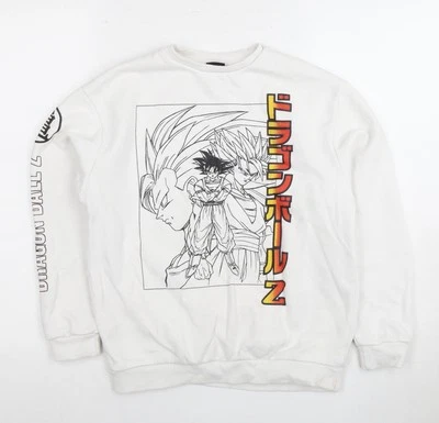 Dragon Ball Z Boys White Pullover Hoodie Size 146 — 第 1/4 张图片