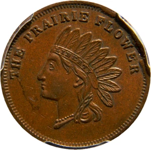 Ficha John Stanton Cincinnati OH (1861-1865) PCGS MS62 BN Token R-9 (6-20) - Imagen 1 de 4