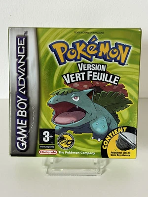 ⭐️BOITE POKÉMON VERT FEUILLE GBA⭐️100% OFFICIEL NINTENDO GAME BOY ADVANCE - Photo 1/4