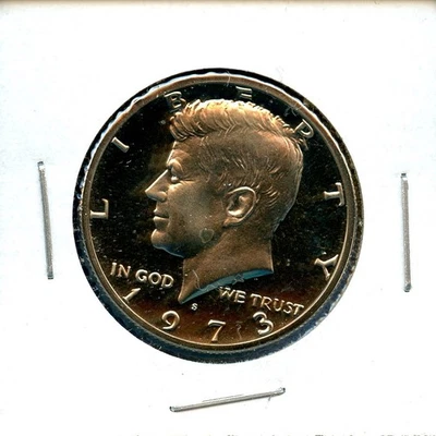 Moneda de medio dólar S Kennedy 1973 prueba 50c acuñación de Estados Unidos #38 MS sin circular 1973-S Foto 1 de 3