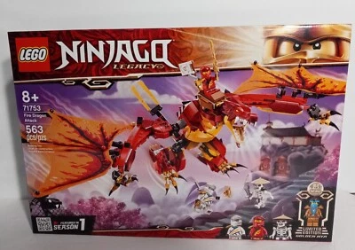 Ninjago Legacy Fire Dragon Attack w/ Golden Nya 563 Piece Box: Set 71753 - Image 1 of 4