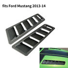 For 2013-2014 Ford Mustang Engine Hood Cover Vent Carbon Fiber Look (NOT FOR GT)