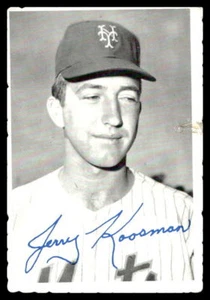 1969 Topps Deckle Edge #25 Jerry Koosman New York Mets Low Grade (SURFACE) - Picture 1 of 2