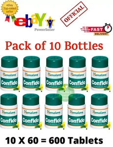 Himalaya Confido Tablet 10 scatole Salute Uomo 60 compresse ciascuna SPEDIZIO... - Foto 1 di 9