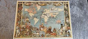 High quality map of the Imperial Federation showing the extent of the British - Picture 1 of 5